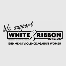 white ribbon logo